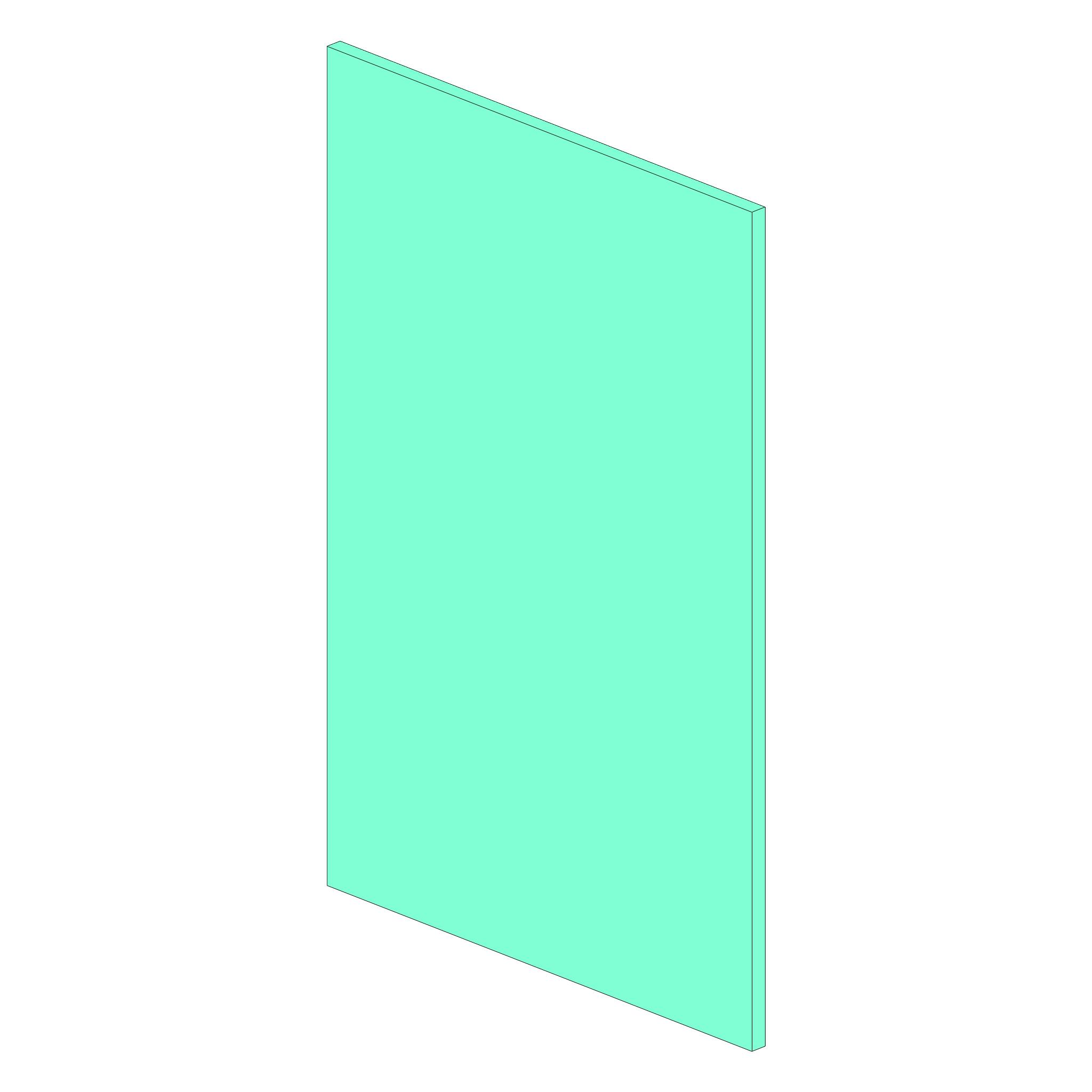 Floor End Panel Laminex Formwrap Luma